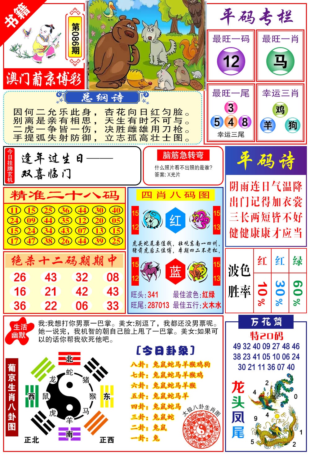 086期澳门万花筒[图]